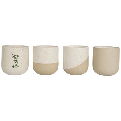 white Juego de tazas de café Reclay de 150 ml de Originalhome
