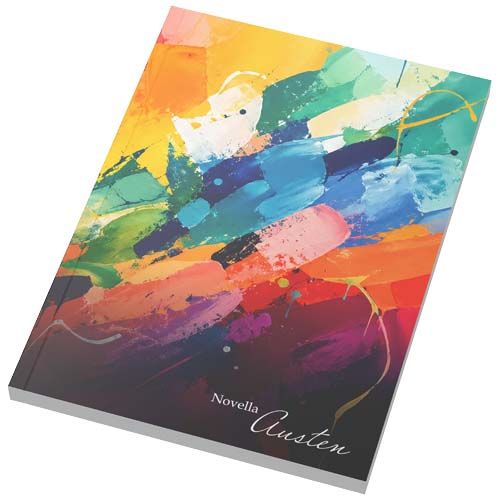 white Set de regalo Kendal: cuaderno Novella Austen y vaso Americano