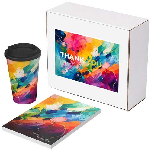 SET DE REGALO KENDAL: CUADERNO NOVELLA AUSTEN Y VASO AMERICANO
