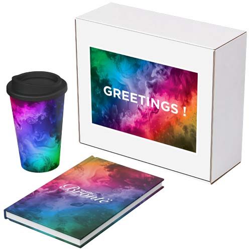 SET DE REGALO KESWICK: CUADERNO NOVELLA BRONTË Y VASO AMERICANO