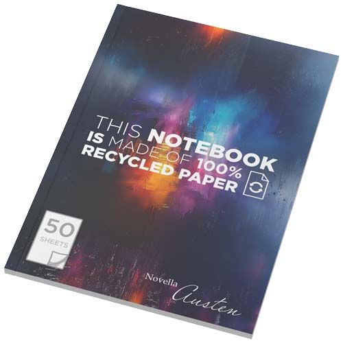 LIBRETA A5 DE TAPA BLANDA CON 50 HOJAS DE PAPEL RECICLADO NOVELLA AUSTEN