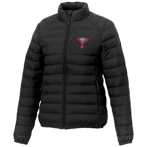 black Chaqueta aislante de material reciclado para mujer