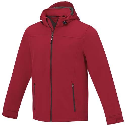 red Chaqueta softshell reciclada GRS para hombre de Langley