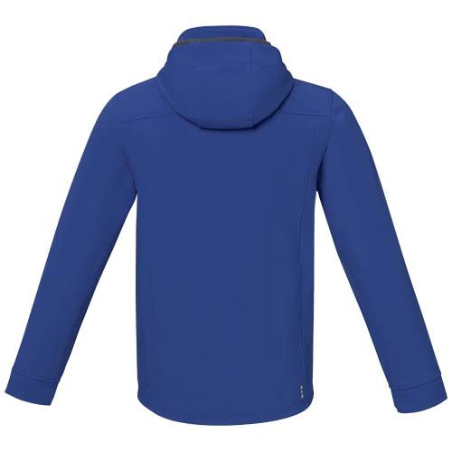 blue Chaqueta softshell reciclada GRS para hombre de Langley