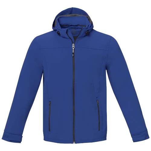 blue Chaqueta softshell reciclada GRS para hombre de Langley