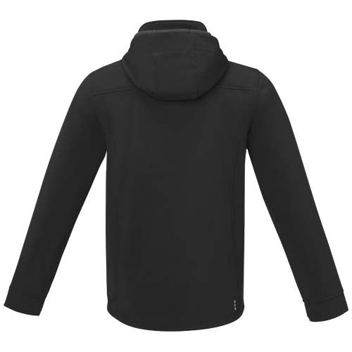 black Chaqueta softshell reciclada GRS para hombre de Langley