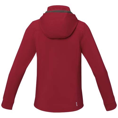 red Chaqueta softshell reciclada GRS para mujer de Langley