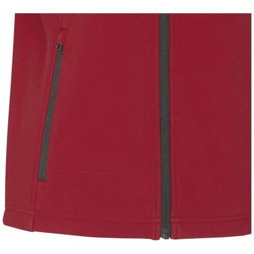 red Chaqueta softshell reciclada GRS para mujer de Langley