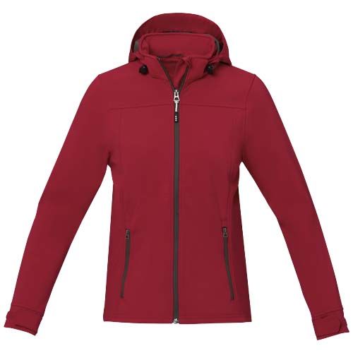 red Chaqueta softshell reciclada GRS para mujer de Langley