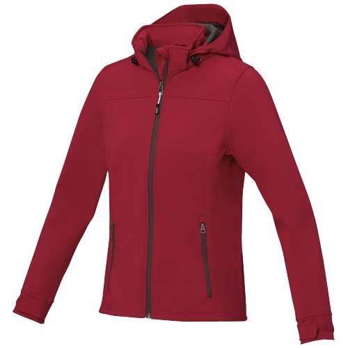 red Chaqueta softshell reciclada GRS para mujer de Langley