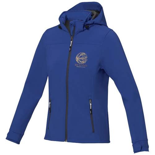 blue Chaqueta softshell reciclada GRS para mujer de Langley