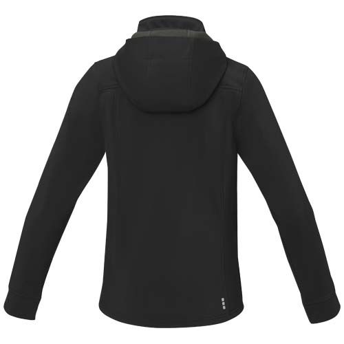 black Chaqueta softshell reciclada GRS para mujer de Langley