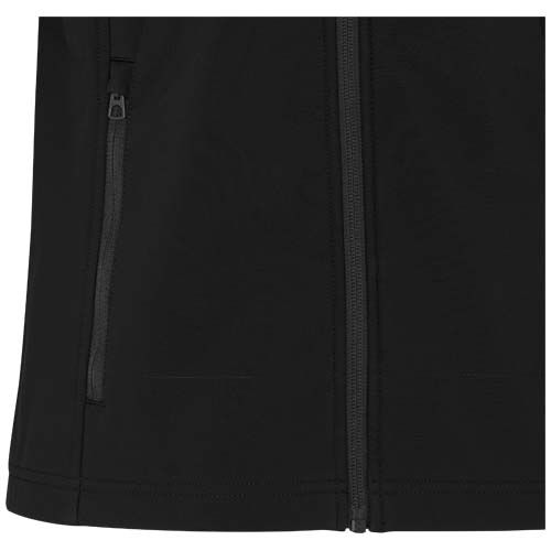 black Chaqueta softshell reciclada GRS para mujer de Langley