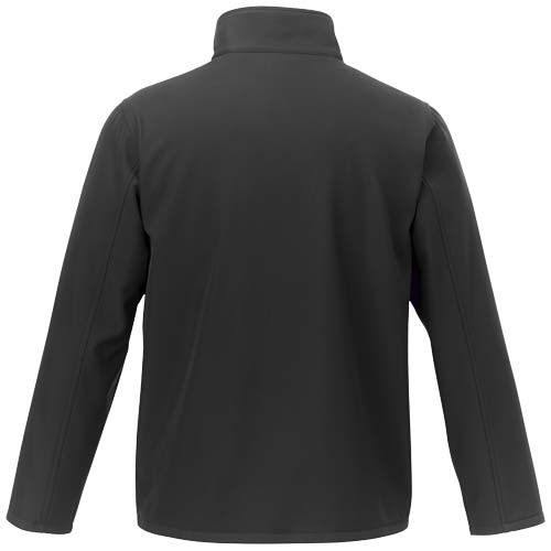 black Chaqueta softshell reciclada GRS para hombre de Orion