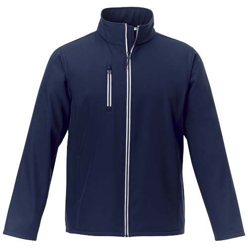 azul marino Chaqueta softshell reciclada GRS para hombre de Orion