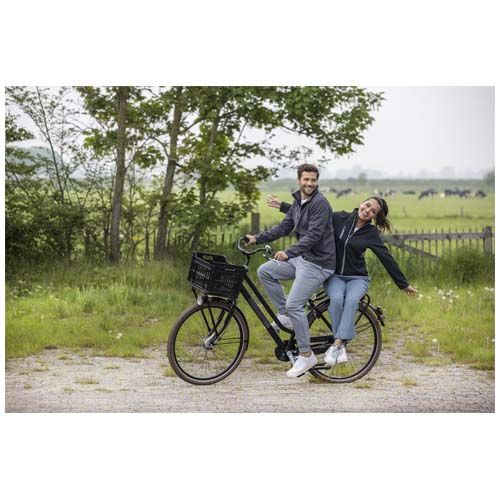 azul marino Chaqueta softshell reciclada GRS para mujer de Orion