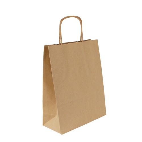 Sac papier kraft anses torsadées - 1