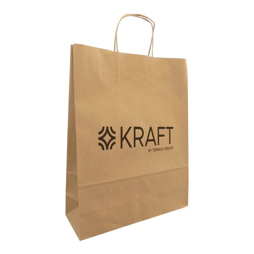 Sac papier kraft anses torsadées - 4