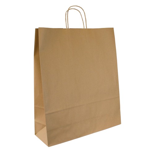 Sac papier kraft anses torsadées - 1