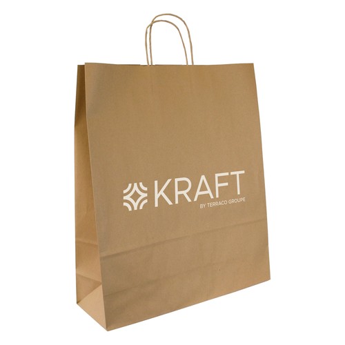 Sac papier kraft anses torsadées - 3