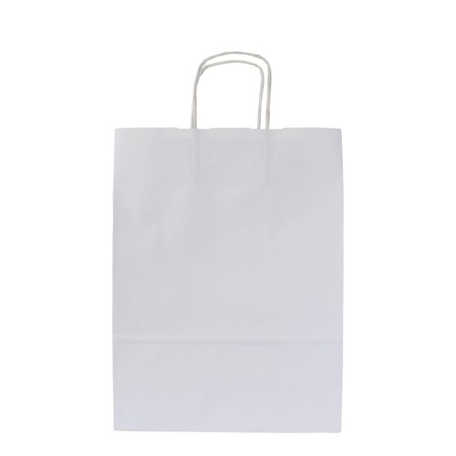 Sac papier blanc anses torsadées - 2