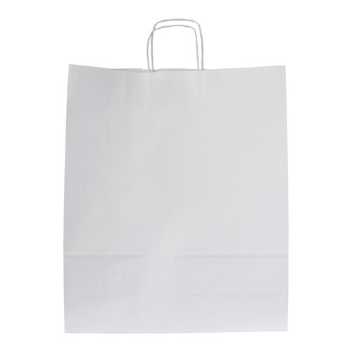 Sac papier blanc anses torsadées - 2