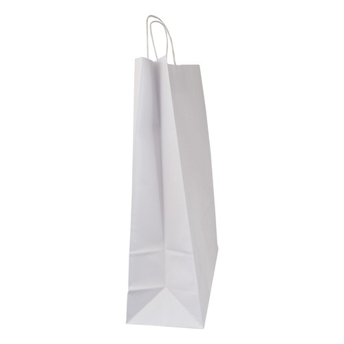 Sac papier blanc anses torsadées - 3