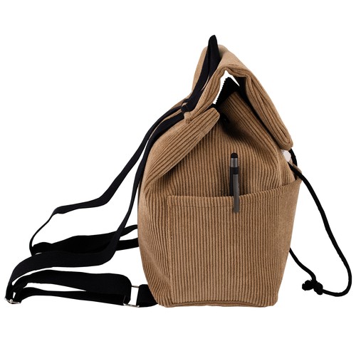 Sac à dos en velours côtelé