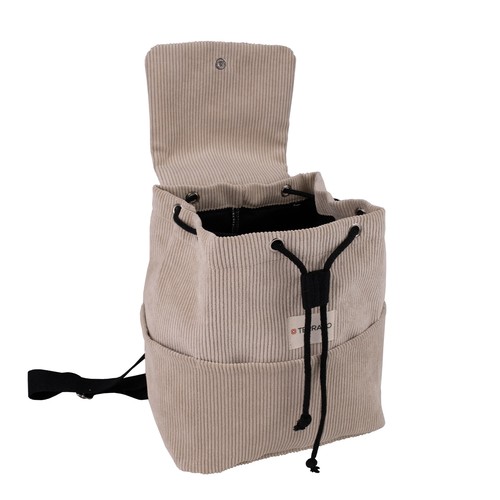 Sac à dos en velours côtelé