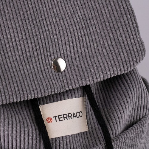 Sac à dos en velours côtelé