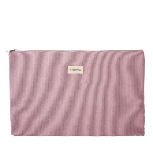Sacoche ordinateur 15" velours côtelé