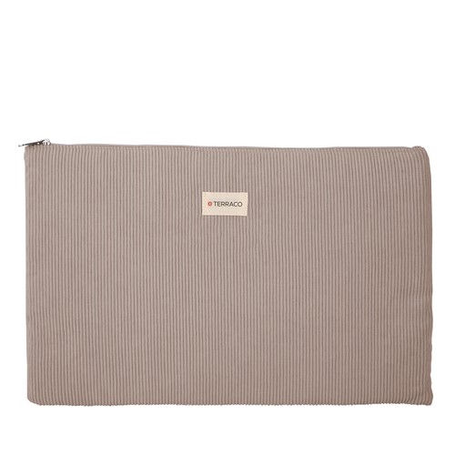 Sacoche ordinateur 15" velours côtelé