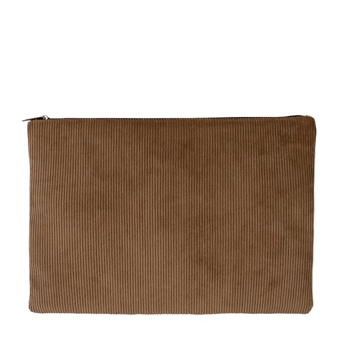 Sacoche ordinateur 14" velours côtelé