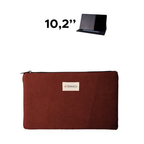 Sacoche tablette 10,2" velours côtelé