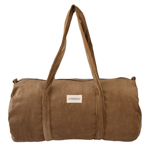 Sac de sport velours côtelé