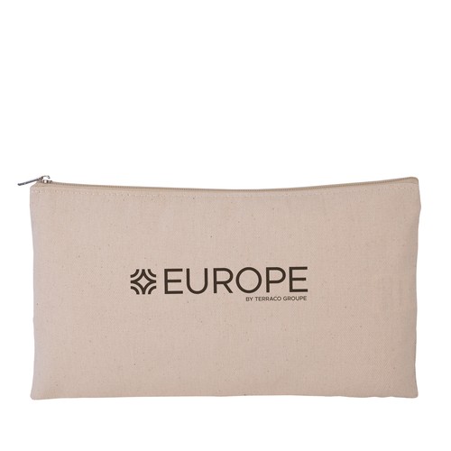 Trousse plate coton twill 230 gr personnalisée