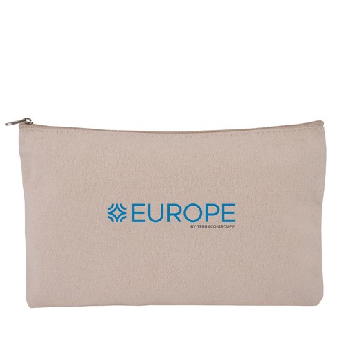Trousse plate coton naturel personnalisée 400 gr