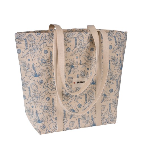 Sac soufflet fond avec poche et anses tout atour - 14