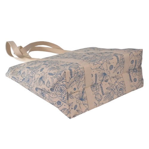 Sac soufflet fond avec poche et anses tout atour - 19