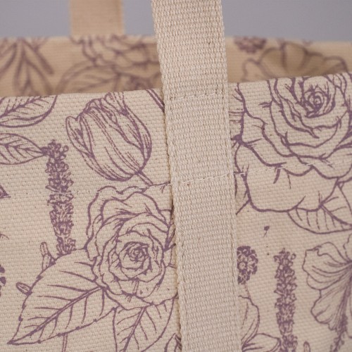 Sac soufflet fond avec poche et anses tout atour - 20