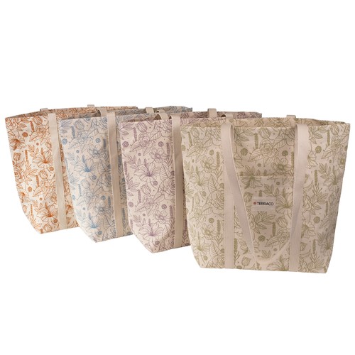 Sac soufflet fond avec poche et anses tout atour - 21