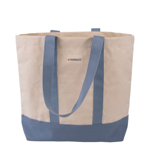 Sac plage en coton avec 1 poche - 5