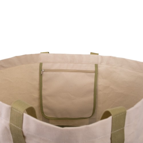 Sac plage en coton avec 1 poche - 10