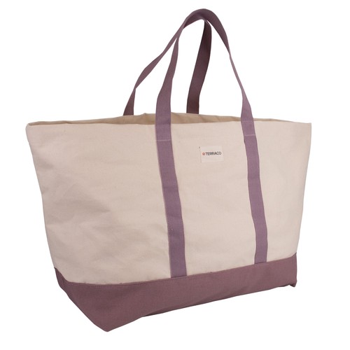 Grand sac plage en coton avec 4 poches - 2