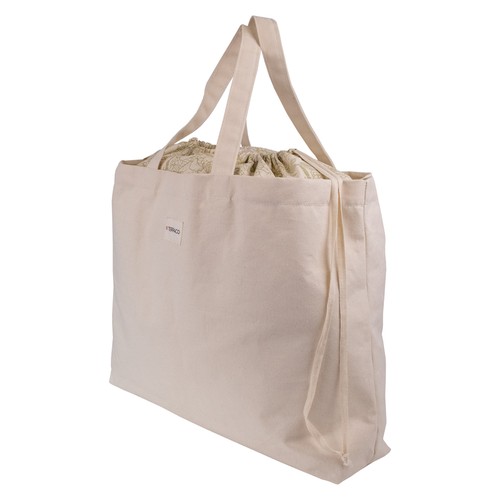 Sac soufflet de fond avec cordons - 7