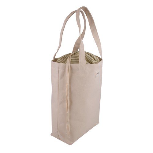 Sac soufflet de fond avec cordons - 12