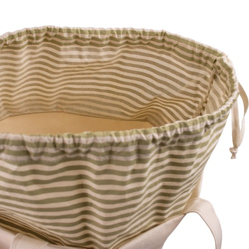 Sac soufflet de fond avec cordons - 22
