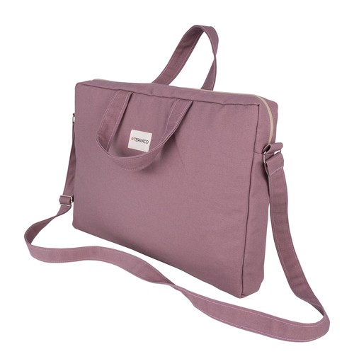 Sac ordinateur avec doublure et bandoulière - 5