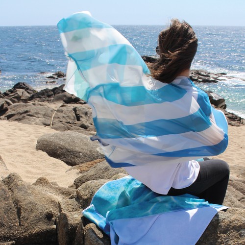 Foulard en voile de polyester - 2