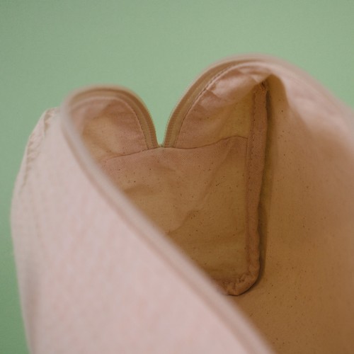 Trousse rectangulaire en coton nid d'abeille - 6